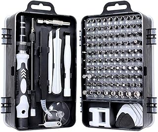 Conjunto de chaves de fenda de precisão 115 em 1 kit de ferramentas de reparo com kit de driver