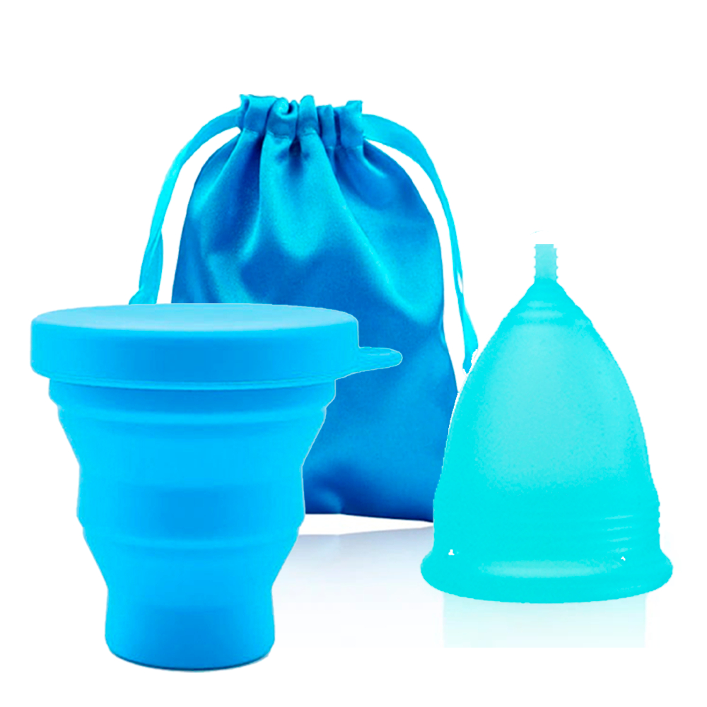 Kit Coletor Menstrual Only Basic com Esterilizador e Bolsa de Cetim