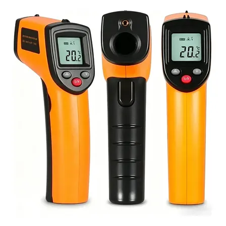 Termômetro Culinário Laser Infravermelho Para Fritura E Assados Até 400°c - Marca Blackone