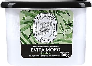 Giorno Casa Evita Mofo Absorventes De Umidade (Desumidificador) Bamboo 100 G Verde