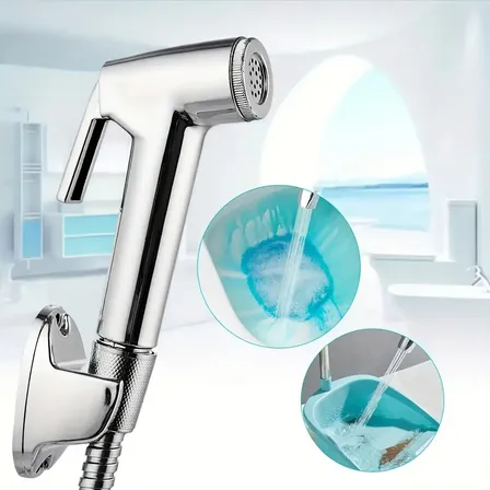Ducha Higiênica Luxo 100% Metal Completa De Volta