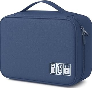 Bolsa Organizadora Para Cabos e Acessórios Eletrônicos Impermeável Estojo Multifuncional para