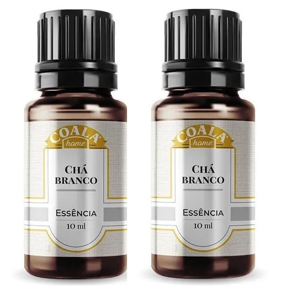 2 Unidades Essência Chá Branco Coala 10ml