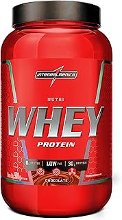 Integralmedica - Hipercalórico - Nutri Whey Protein Chocolate - Pote 900g - Fonte de Proteínas e