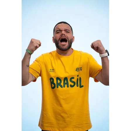 Camisa 10 Amarela Traje  Cazétv