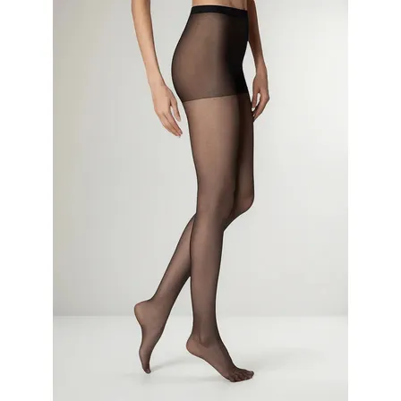 Meia Calça Loba Lupo Clássica Fina 5760 Fio 15 Microfibra Preto Gg