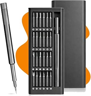 Kit Conjunto de Chave de Fenda Magnética 24 em 1 Linha Premium Precisão Ideal para Reparos em