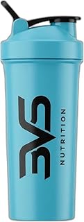 Coqueteleira 3VS Nutrition 600ml AZUL CELESTE – Shaker com Medidor em ML, Livre de BPA, Ideal para