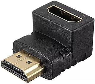 Adaptador Hdmi 90 Graus Em L Macho X Fêmea Para Tv Parede Monitor Notebooks Plug Hdmi Emenda