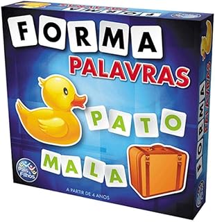 Pais & Filhos | Forma Palavras | Jogo Educativo com 160 Letras + 8 Cartelas | Desenvolve Leitura,