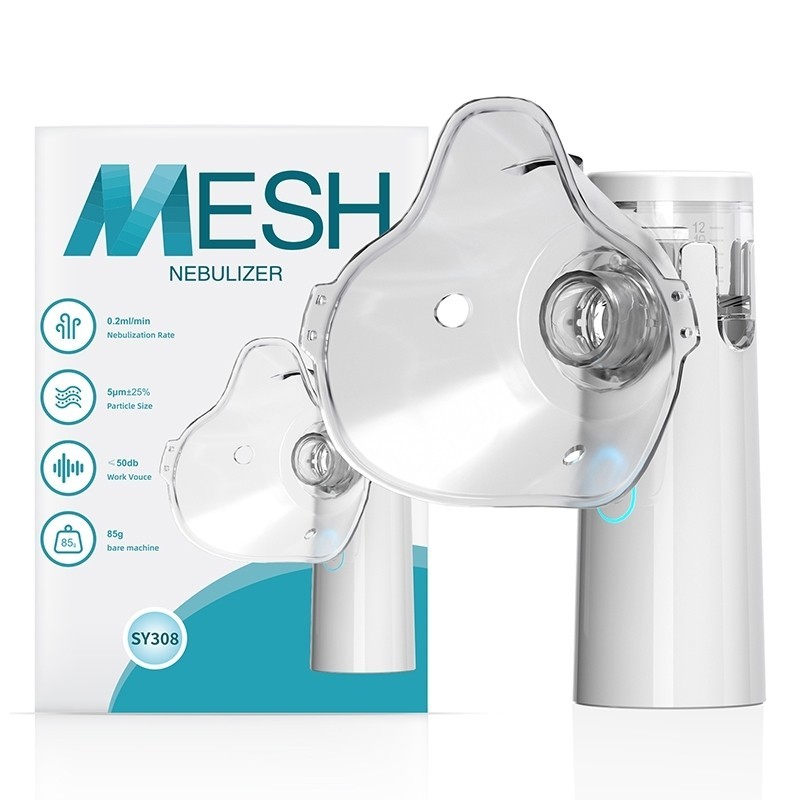 Nebulizador Mesh Compacto Com Baixo Ruído E Alimentação USB