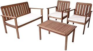 Conjunto 4 Peças Robustt Madeira Maciça