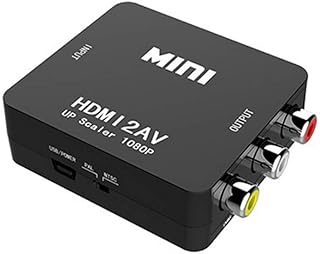HDMI para RCA, Okubox 1080p HDMI para AV 3RCA CVBs Composite Video Audio Converter Adapter Suporta