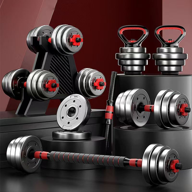 Kettlebell de 20kg com 6 anilhas em 1, equipamento de fitness multifuncional Equipamento Fitness