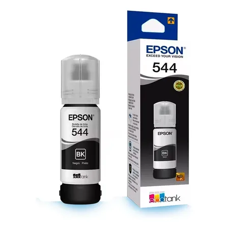 Tinta Epson T544 Preto De 65 Ml L1250 L3250 L5290 L3150