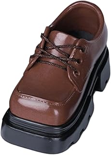 YIJU 2x Sapatos de boneca em escala 1/4, sapatos de bico quadrado, modelo em miniatura para vestir,