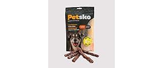 Petisco Esôfago Torcido Bovino para Cães 100% Natural PETSKO - 5 UnidadesPetisco Esôfago Torcido