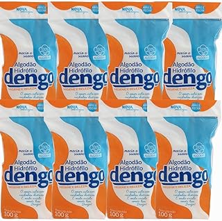 KIT 8 ALGODAO EM ROLO 100G CAIXA DENGO HIGIENE CUIDADOS PESSOAIS ESTETICA SAUDE
