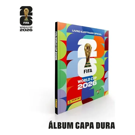 Livro Copa Do Mundo Da Fifa 2026 Álbum De Figurinh Capa Dura