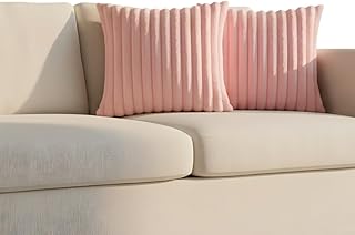 Capa de Almofada, Kit com 2 Capas Decorativas em Pelúcia, Plush, Luxuoso, Toque Suave, Desenhos em