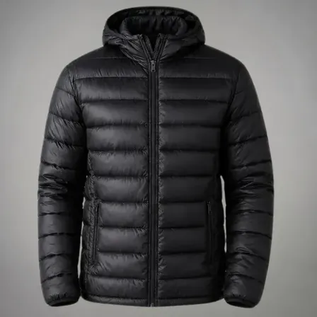 Jaqueta Puffer Impermeável Masculina Inverno Bobojaco Preto G Lisa