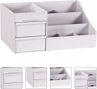 Organizador de Mesa Multiuso com Gaveta Lorben Porta Treco para Escritório Caneta Cosméticos GT6234
