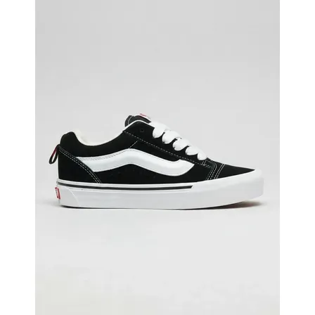 Tênis Vans Knu Skool Black White Preto Lisa 37 Br