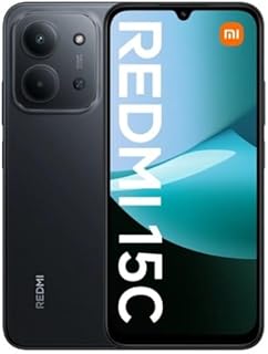 Smartphone Xiaomi Redmi 15C Midnight Black (Preto) 8GB RAM 256GB ROM | 16GB RAM (8GB+8GB)