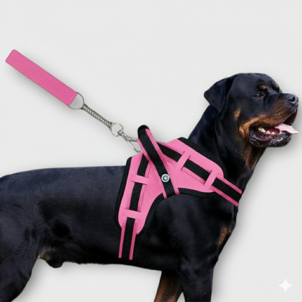 peitoral coleira cachorro médio grande porte labrador pitbull pastor alemão fila guia super