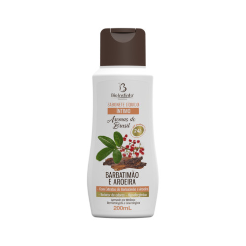 Sabonete Líquido Íntimo Barbatimão e Aroeira 200ml - Bio Instinto
