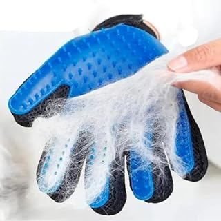 Luva Pet Removedora Pelos Cães Gatos Escova Nano Magnética Petshop Banho Limpeza Massageie Pet