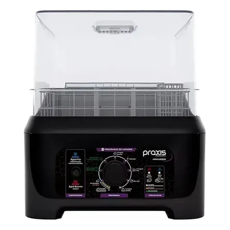 Lava Louças Praxis Portátil Llpp Semi-automática Preto 127v