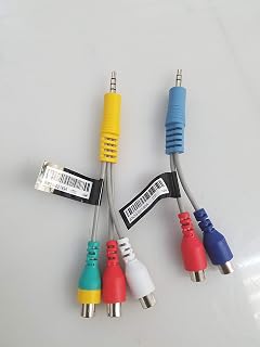 TV Samsung UN43MU6300FXZA Adaptador original/cabo de vídeo de áudio/Conjuntos de cabos A/V #