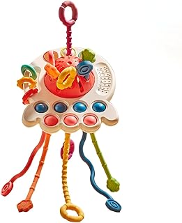 Brinquedo de puxar corda para bebês Montessori Brinquedos sensoriais Brinquedos para bebês de