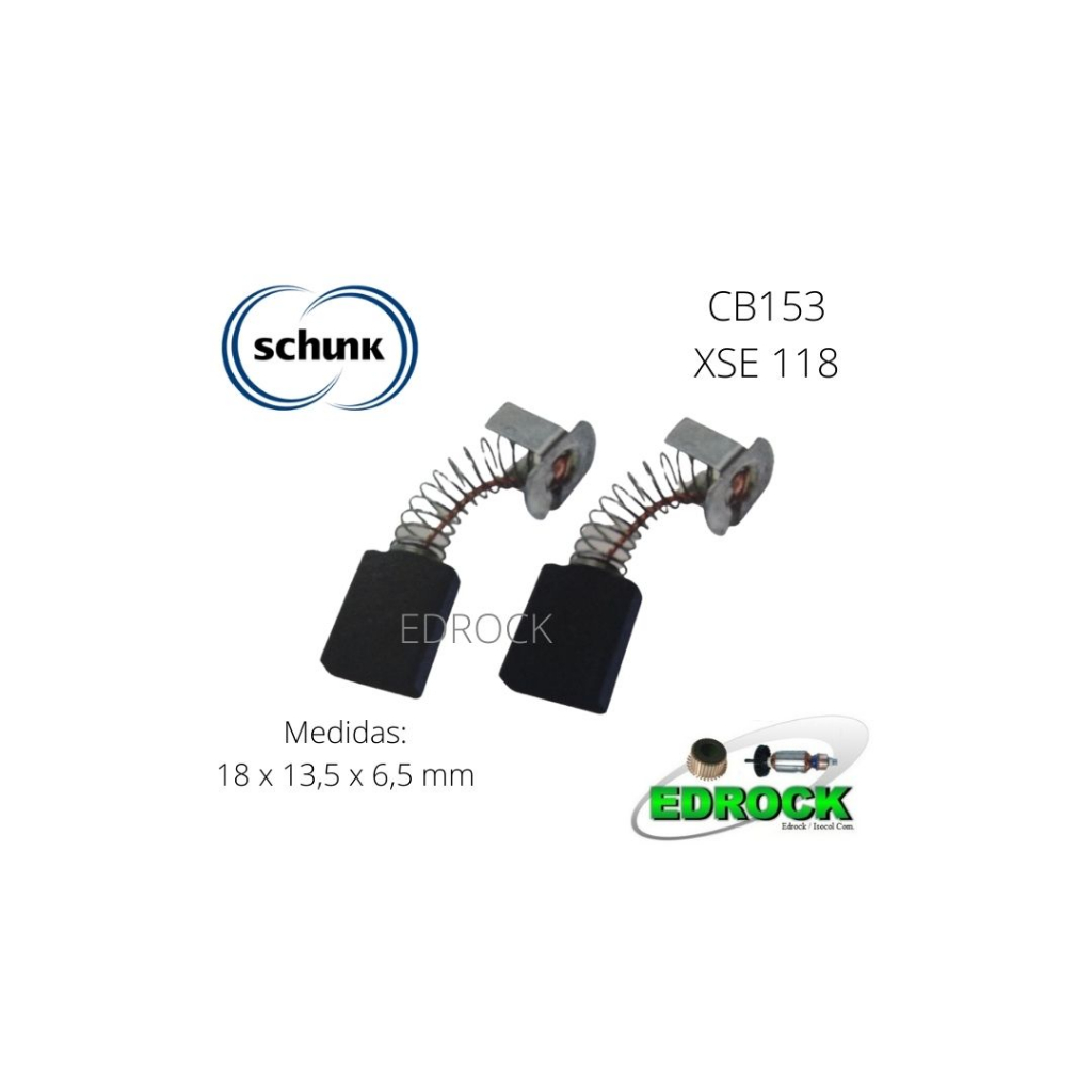 Par de Escovas de Carvão para Serra Meia Esquadria 1650 Watts Makita LS 1040 / LS 1040 F