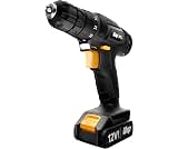 WAP Parafusadeira e Furadeira a Bateria Li-Ion 12V BPF 12K3 BLACK Carregador Bivolt com Maleta e