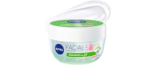 NIVEA Hidratante Facial em Gel Ultraleve 7 em 1 100g, Hidratação Intensa 48h, Prepara para