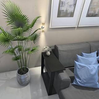 Mesinha Lateral Para Sofá Estilo Industrial, mesa apoio, mesa auxiliar sofá, mesa de canto.(Preto)