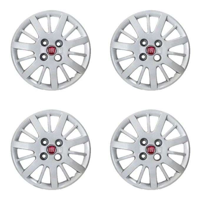 Kit 4 Calotas Fiat Palio / Siena Todos Aro 13
