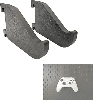 2Pcs Game Controller Holder for IKEA Skadis Pegboard, Controller Wall Stand Mount, Compatible with