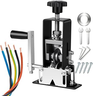 Descascador Manual De Fios Decapador Elétrico Ajustável com Berbequim | Decapador para Fios de Cobre e Puxador de Cabos Para Fiação Industrial Reciclagem HVAC Eletrodomésticos