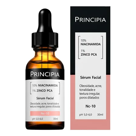 Principia Sérum 10% Niacinamida + 1% Zinco Pca Nc-10 30 Ml Todo Tipo De Pele Dia/noite
