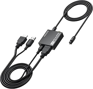 PROZOR Adaptador HDMI ARC para áudio óptico de 192 KHz, extrator de áudio ARC, conversor HDMI (ARC)