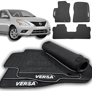 Tapete de Carro Versa Automotivo Acessórios Inteiriço Antiderrapante Impermeável Emborrachado 2017 2018 2019 2020 2021