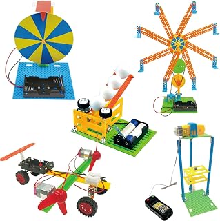Brinquedos Científicos e Educativos DIY Experimentos STEM 5 em 1 para Crianças de 8 a 13 Anos