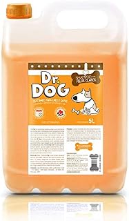Shampoo Clareador para Cachorro, Gato, Filhotes, Hipoalergênico, Não arde os Olhos, 5litros, Alto rendimento, Perfume Suave Petshop, Pele sensível, Banho Seguro (Shampoo Clareador Pet)