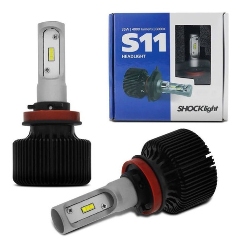 LAMPADA LED HEADLIGHT S11 H7 6000K 35W 4000LM SHOCKLIGHT