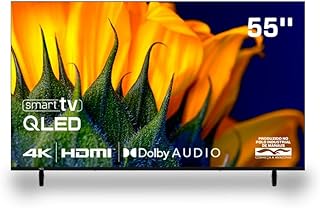 Smart TV HQ QLED 55 Polegadas HQ-QLED55SM 4K Wi-Fi Bluetooth, Apps, Netflix, YouTube e Prime Vídeo